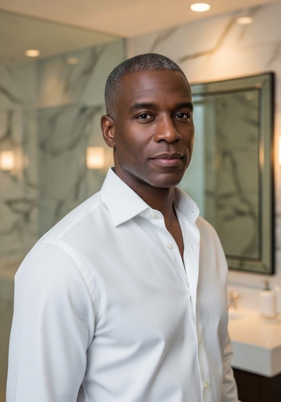 Marcus, a polished corporate executive from Atlanta.